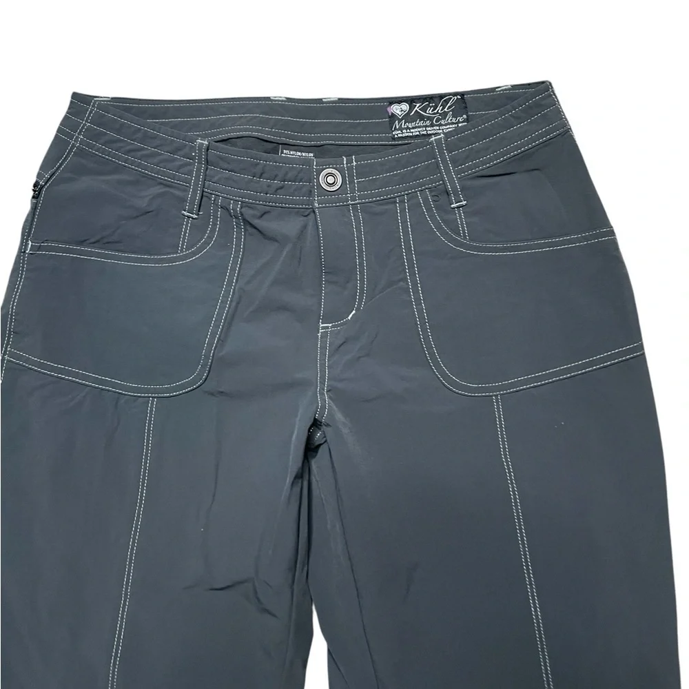 KUHL Mountain Culture Outdoor Hiking Pants Dark Gray Size 10 - Picture 3 of 6